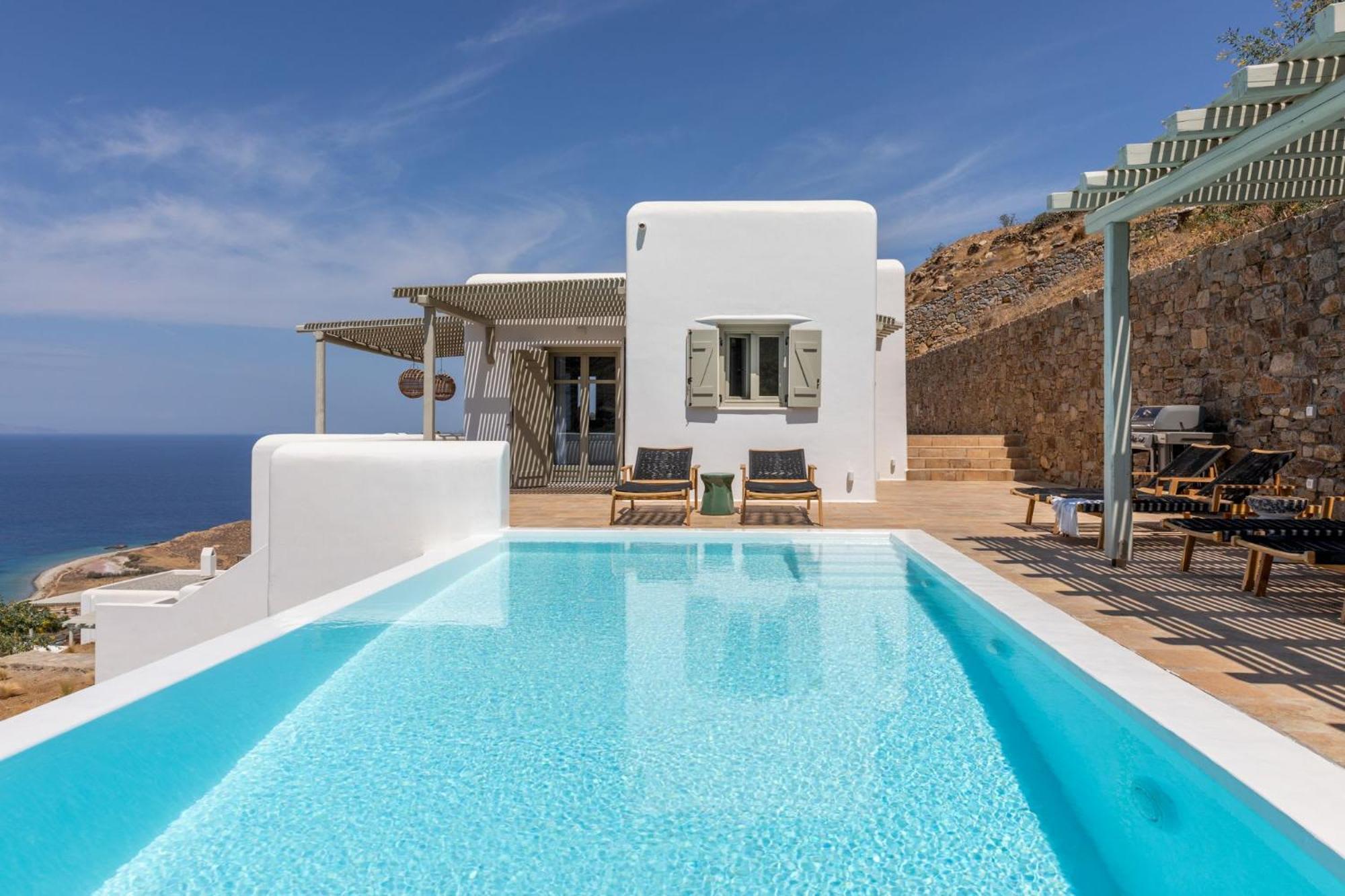 Ferienhaus New Twin In Mykonos Pool & Stunning Views *